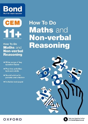 Cover of Bond 11+: CEM How To Do: Maths and Non-verbal Reasoning