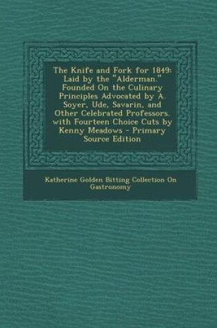 Cover of The Knife and Fork for 1849