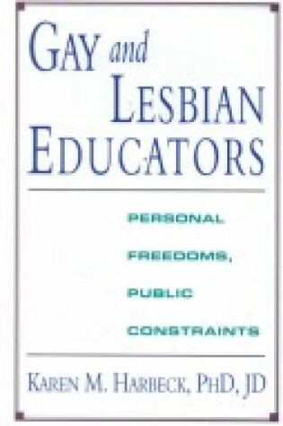 Cover of Gay and Lesbian Educators