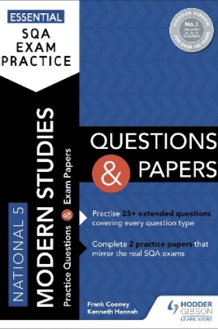 Cover of Essential SQA Exam Practice: National 5 Modern Studies Questions and Papers