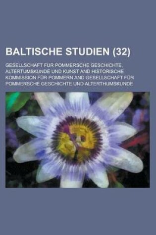 Cover of Baltische Studien (32)