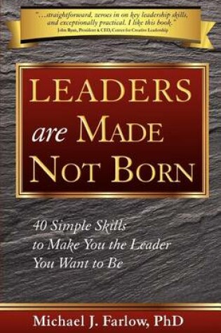 Cover of Leaders Are Made Not Born