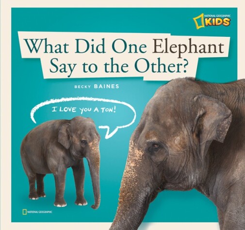 Book cover for Zigzag: What Did One Elephant Say to the Other?
