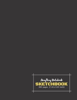 Book cover for AmyTmy Notebook - Sketchbook - 200 pages - 7.44 x 9.69 inch - Matte Cover