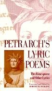 Book cover for Petrarch's Lyric Poems