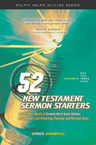 Cover of 52 New Testament Sermon Starters Book Three, Volume 3