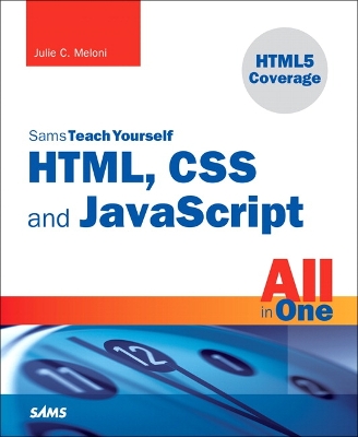 Cover of Sams Teach Yourself HTML, CSS, and JavaScript All in One