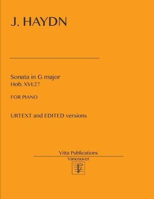 Book cover for Haydn. Sonata in G Major, Hob. XVI