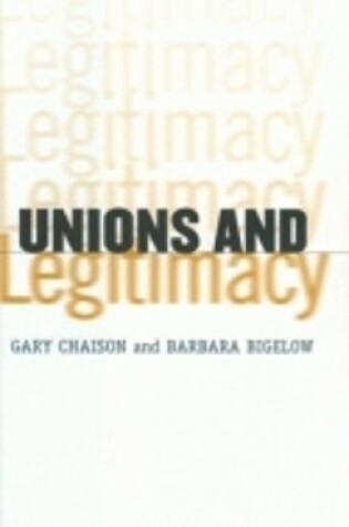 Cover of Unions and Legitimacy
