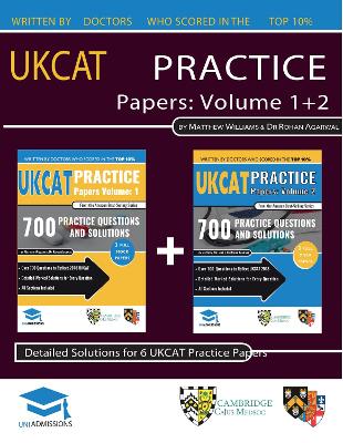 Cover of UKCAT Practice Papers Volumes One & Two