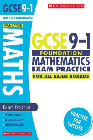 Cover of Maths Foundation Exam Practice Book for All Boards