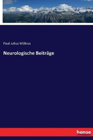 Cover of Neurologische Beiträge