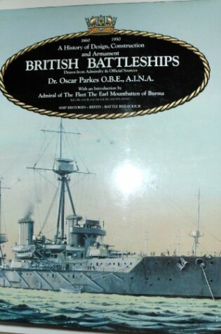 Cover of British Battleships, "Warrior" 1860 to "Vanguard" 1950