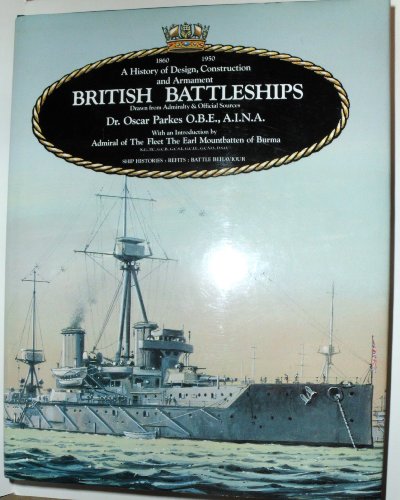 Cover of British Battleships, "Warrior" 1860 to "Vanguard" 1950