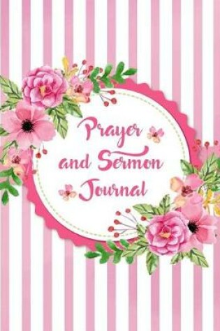 Cover of Prayer and Sermon Journal Notebook Ring of Flowers