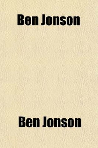 Cover of Ben Jonson (Volume 3)