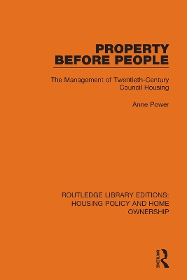Book cover for Property Before People