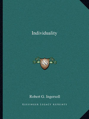 Book cover for Individuality