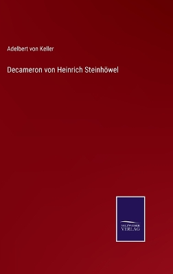 Book cover for Decameron von Heinrich Steinhöwel