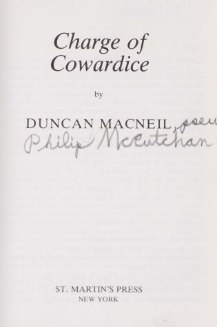 Cover of Charge of Cowardice