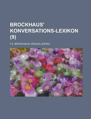 Book cover for Brockhaus' Konversations-Lexikon (9)