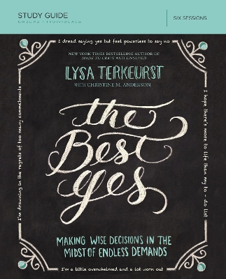 Book cover for The Best Yes Study Guide