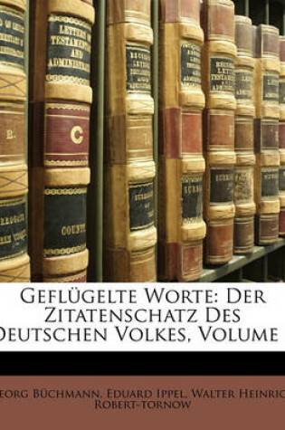 Cover of Buchmann Eflugelte Worte.