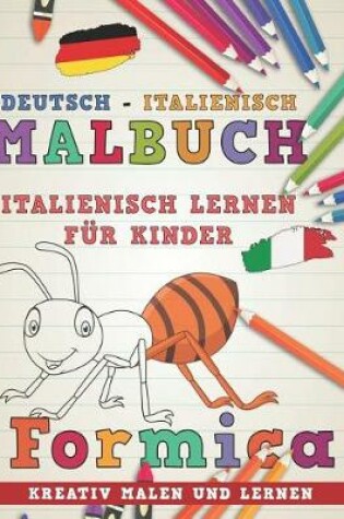 Cover of Malbuch Deutsch - Italienisch I Italienisch Lernen F