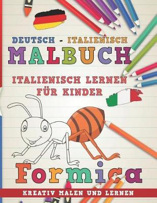 Cover of Malbuch Deutsch - Italienisch I Italienisch Lernen F