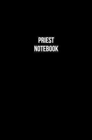 Cover of Priest Notebook - Priest Diary - Priest Journal - Gift for Priest