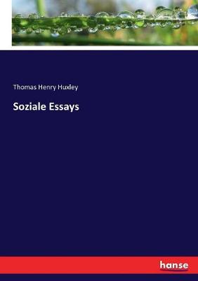 Book cover for Soziale Essays