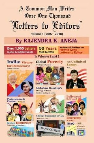 Cover of A Common Man Writes, Over One Thousand "letters to Editors", Volume 1