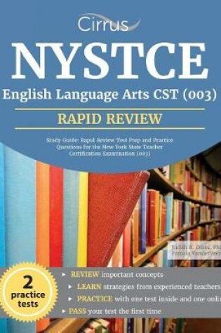 Cover of NYSTCE English Language Arts CST (003) Study Guide