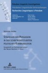 Book cover for Strategien Der Persuasion in Der Schriftkonstituierten Politischen Kommunikation