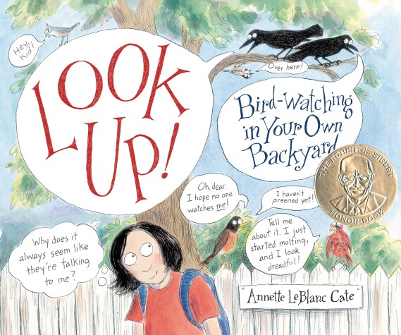 Book cover for Look Up!: Bird-watching in Your Own Backyard