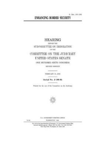Cover of Enhancing border security