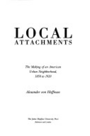 Cover of Local Attachments