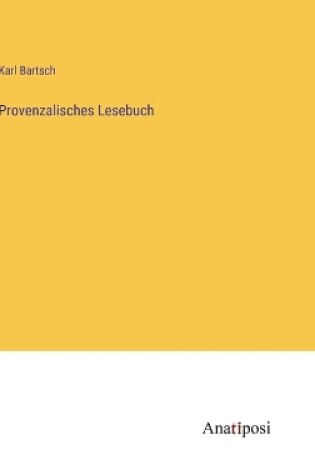 Cover of Provenzalisches Lesebuch