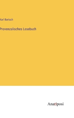 Book cover for Provenzalisches Lesebuch