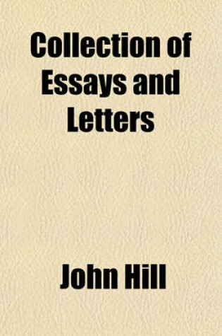 Cover of Collection of Essays and Letters