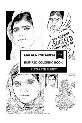 Cover of Malala Yousafzai Inspired Coloring Book