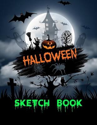 Book cover for Halloween Sketch Book