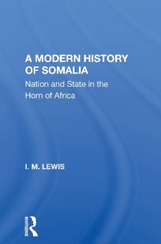 Cover of A Modern History Of Somalia