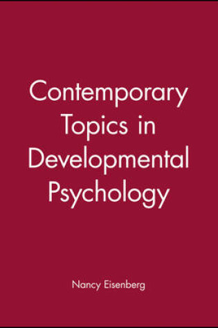 Cover of Contemporary Topics in Developmental Psychology