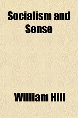 Book cover for Socialism and Sense; A Radical Review