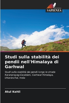 Book cover for Studi sulla stabilità dei pendii nell'Himalaya di Garhwal