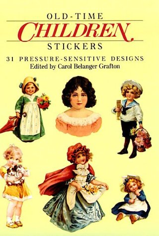 Book cover for Old-Time Children Stickers