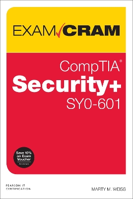 Book cover for CompTIA Security+ SY0-601 Exam Cram