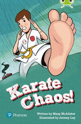 Cover of Bug Club Independent Fiction Year Two Lime Plus a Karate Chaos