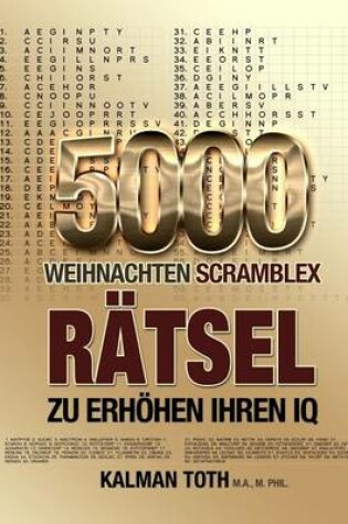 Cover of 5000 Weihnachten Scramblex Ratsel Zu Erhohen Ihren IQ